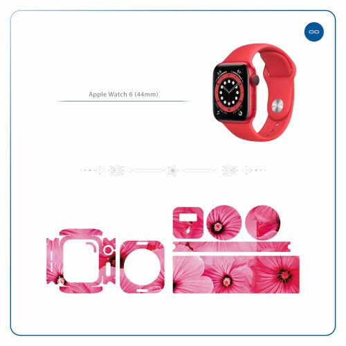 Apple_Watch 6 (44mm)_Pink_Flower_2